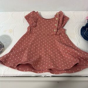 Tahari Pink Polka Dot Kids Dress